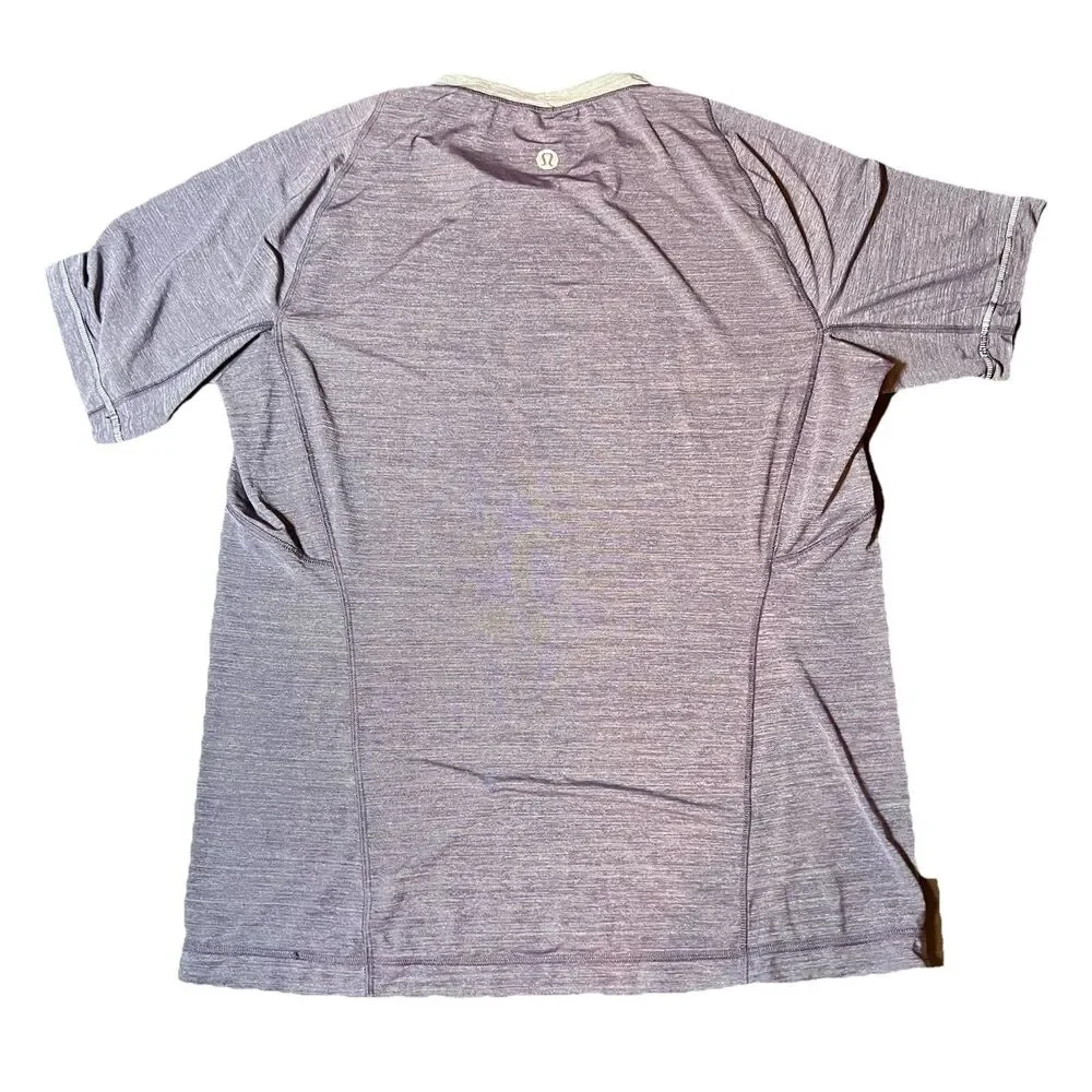 Lululemon License to‎ Train Short-Sleeve Shirt Mens Large Purple